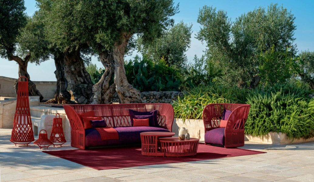 Cliff Deco High-Back 3 Seater Sofa | Luxury Talenti Outdoor Living