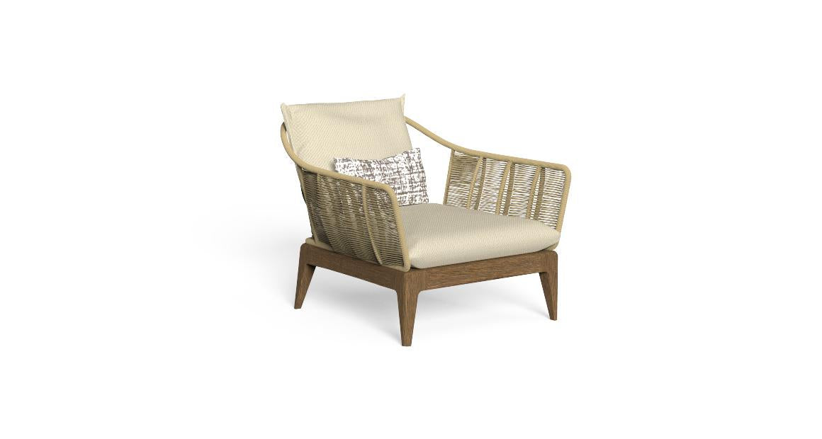 Cruise Teak Living Armchair | Talenti Outdoor Living