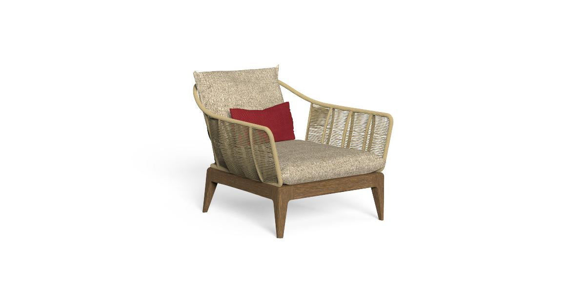 Cruise Teak Living Armchair | Talenti Outdoor Living