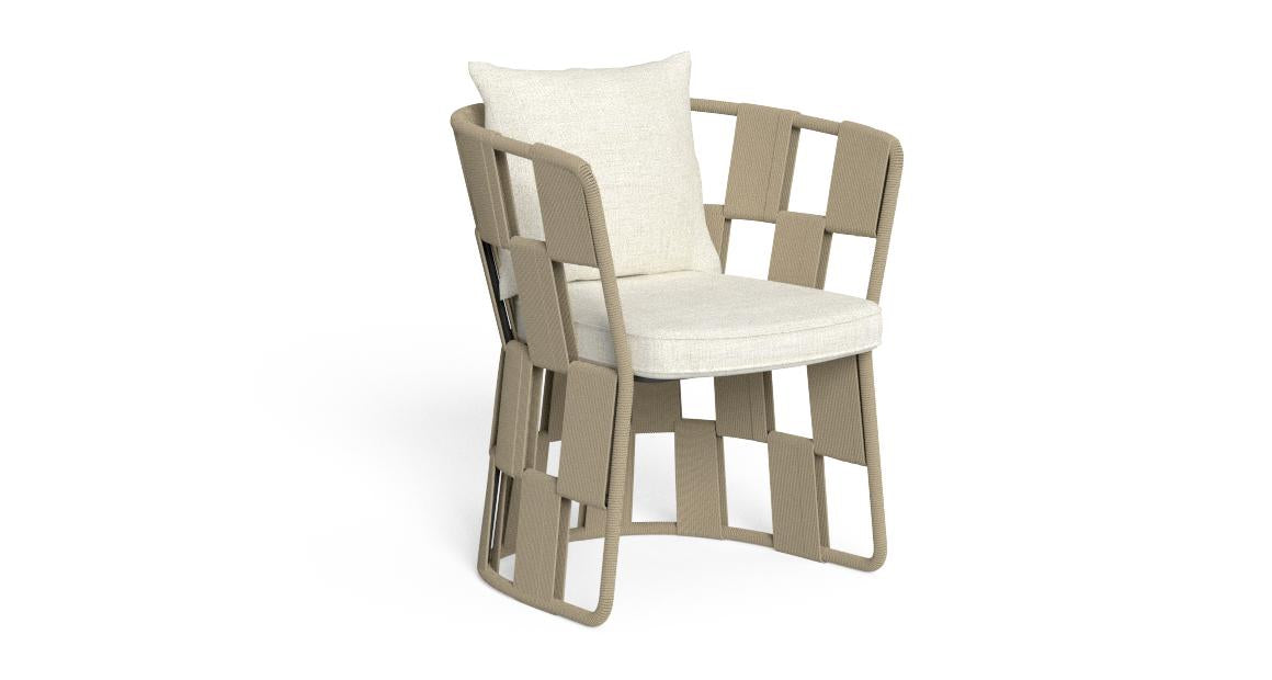 Scacco Dining Chair with Armrests | Luxury Talenti Outdoor Living