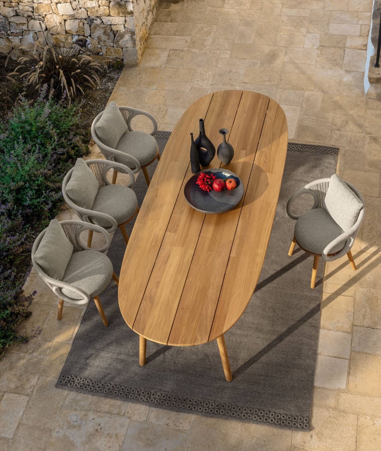Karen Oval Dining Table | Luxury Talenti Outdoor Living