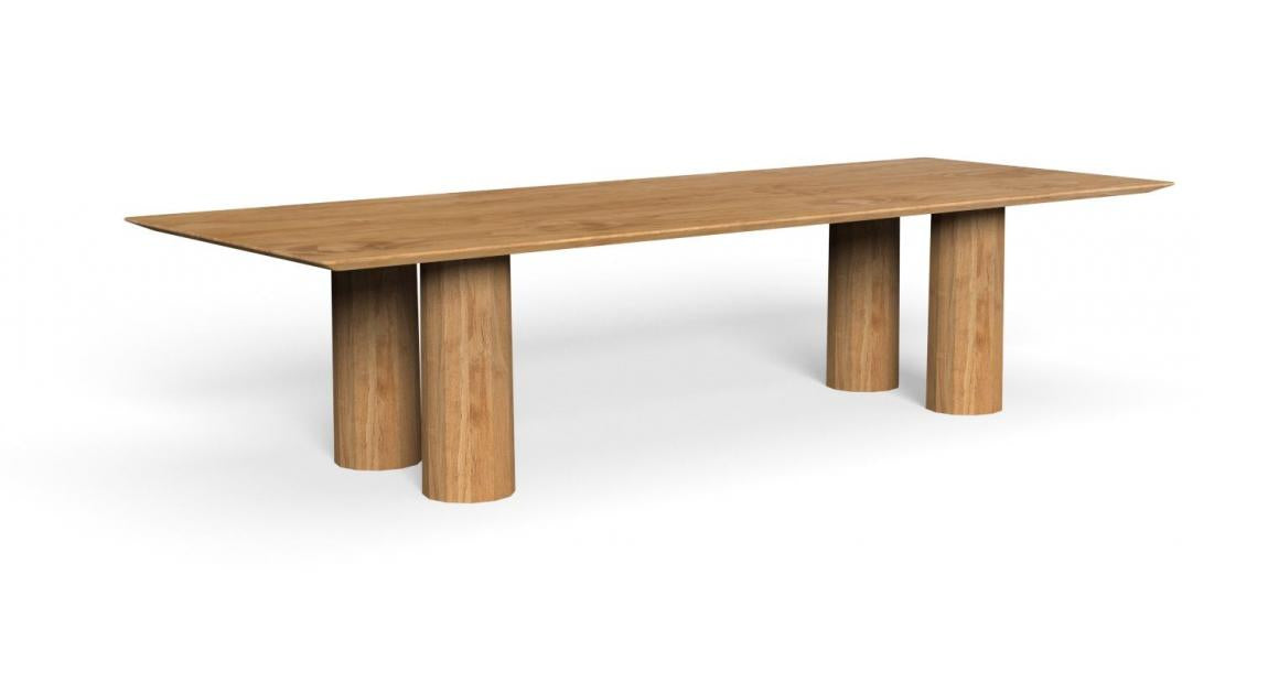 Salinas Wood Rectangular Dining Table | Luxury Talenti Outdoor Living