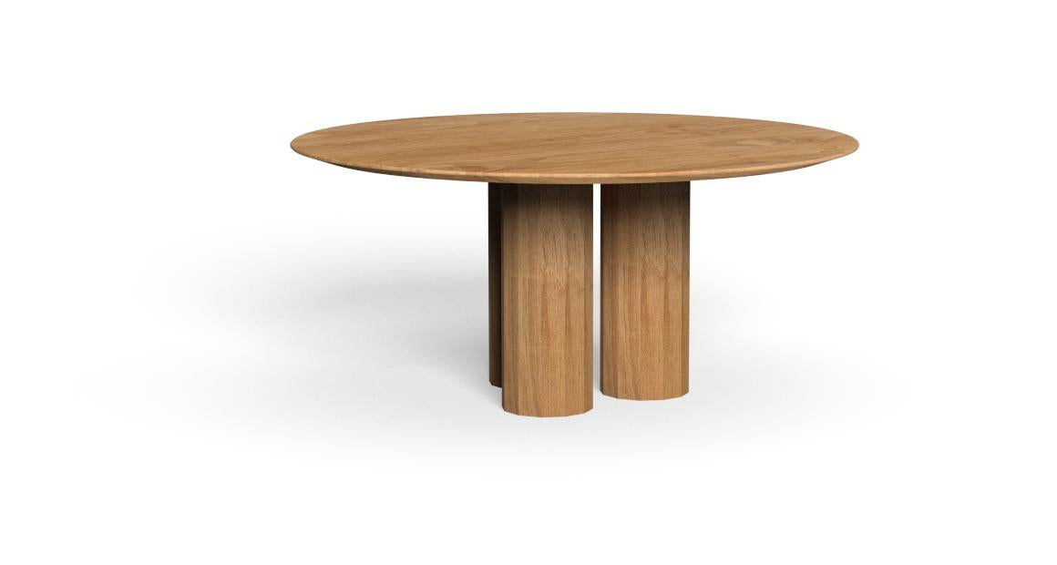 Salinas Wood Round Dining Table | Luxury Talenti Outdoor Living