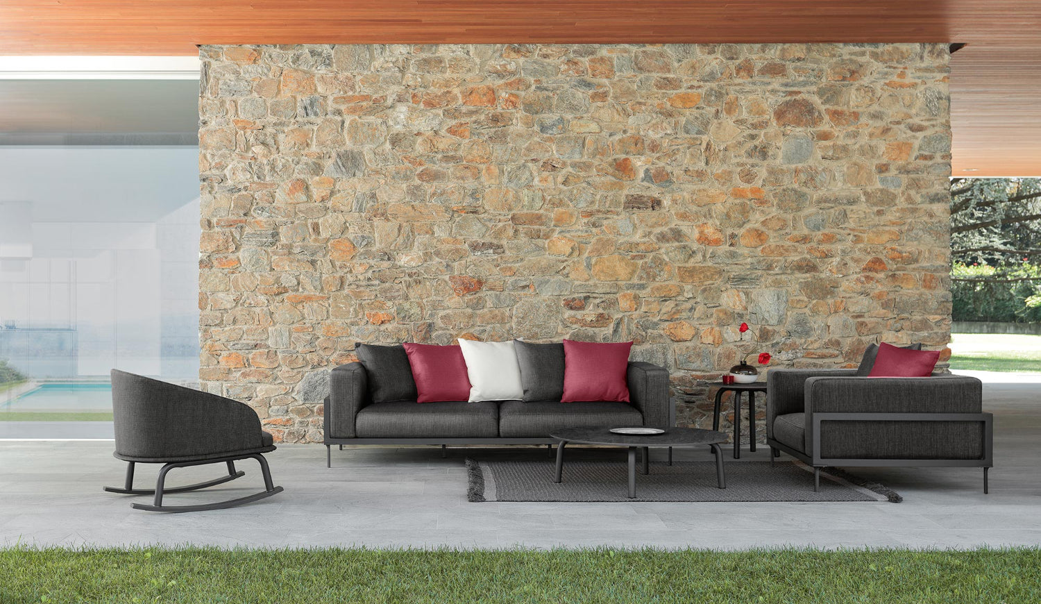 Cleo Soft-Wood Armchair | Luxury Talenti Outdoor Living