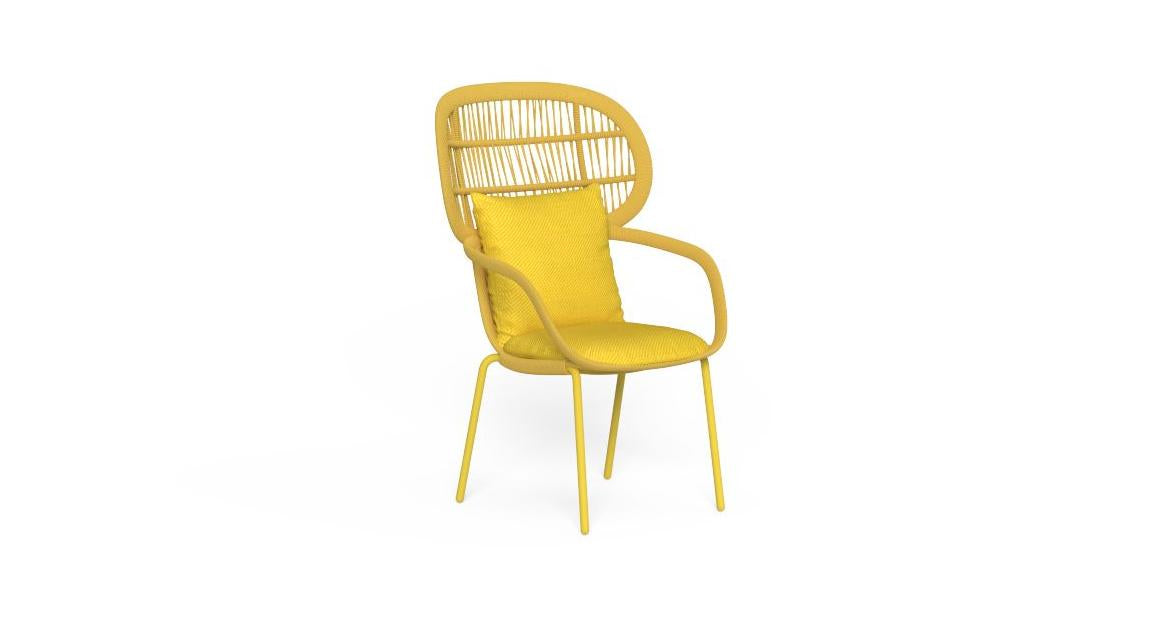 Panama Dining Chair with Armrests High Backrest | Set of 2 | Talenti