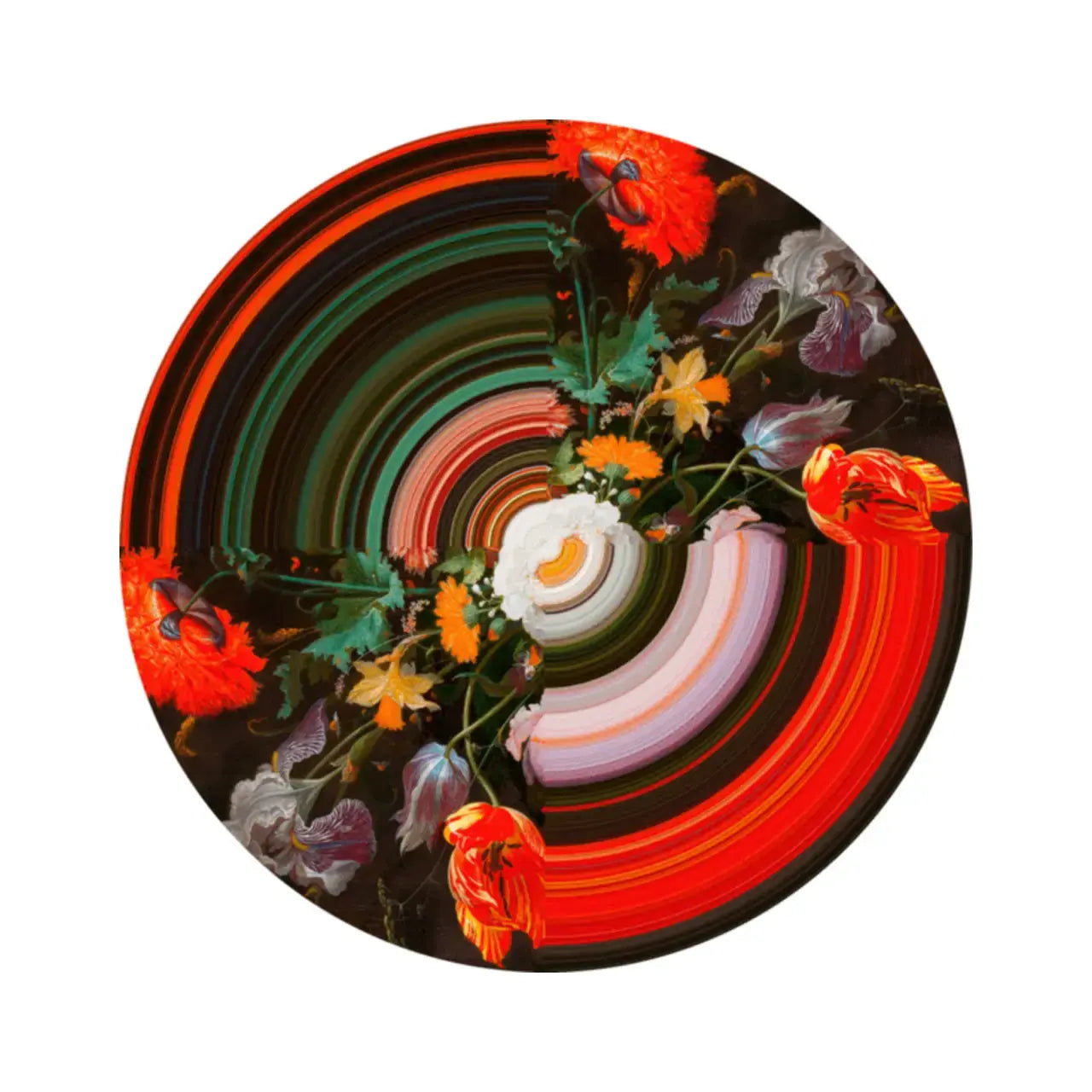 Carpet Glitch Round Quarter | Designed by Richard Hutten | Qeeboo