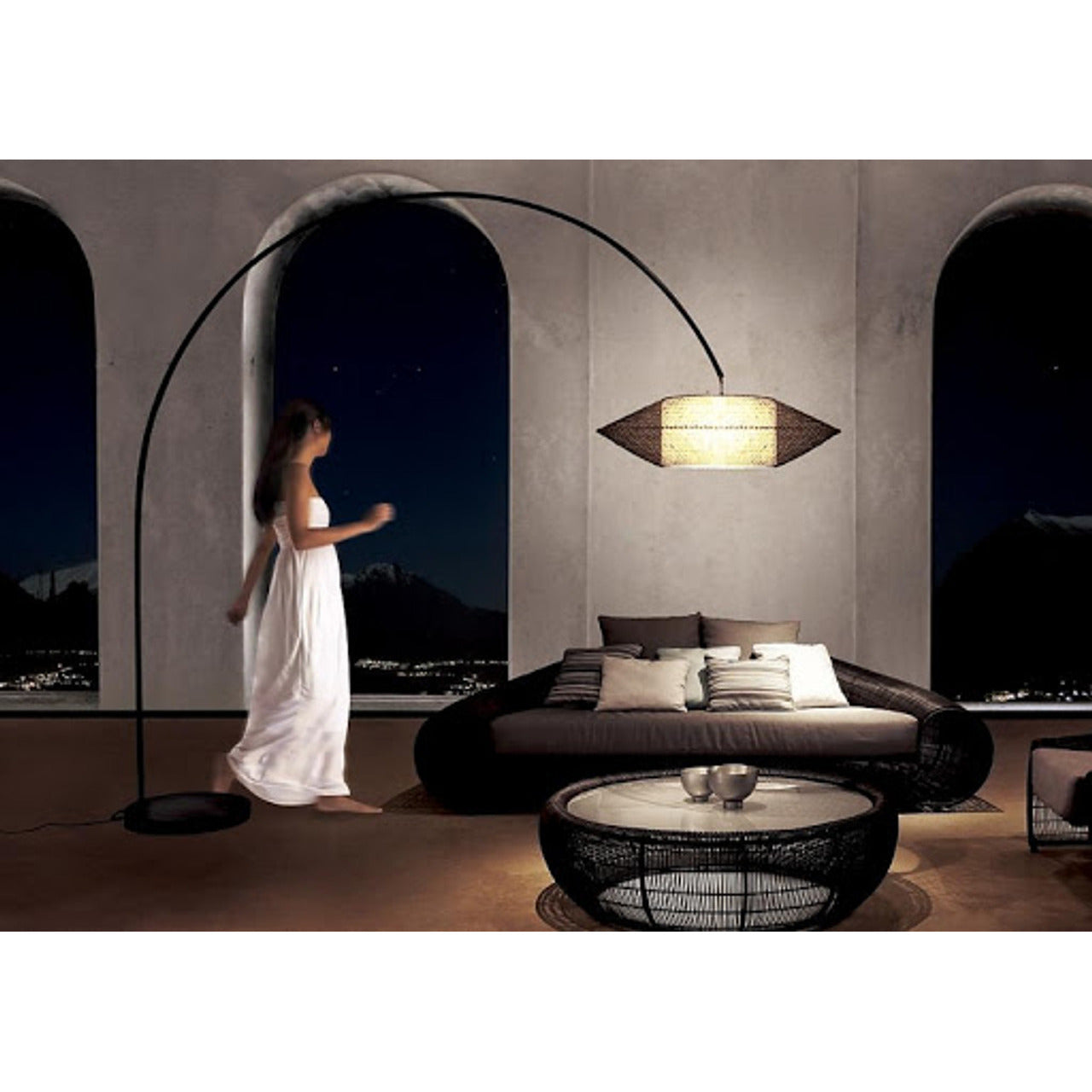 Kai Arc Floor Lamp | Indoor | Kenneth Cobonpue