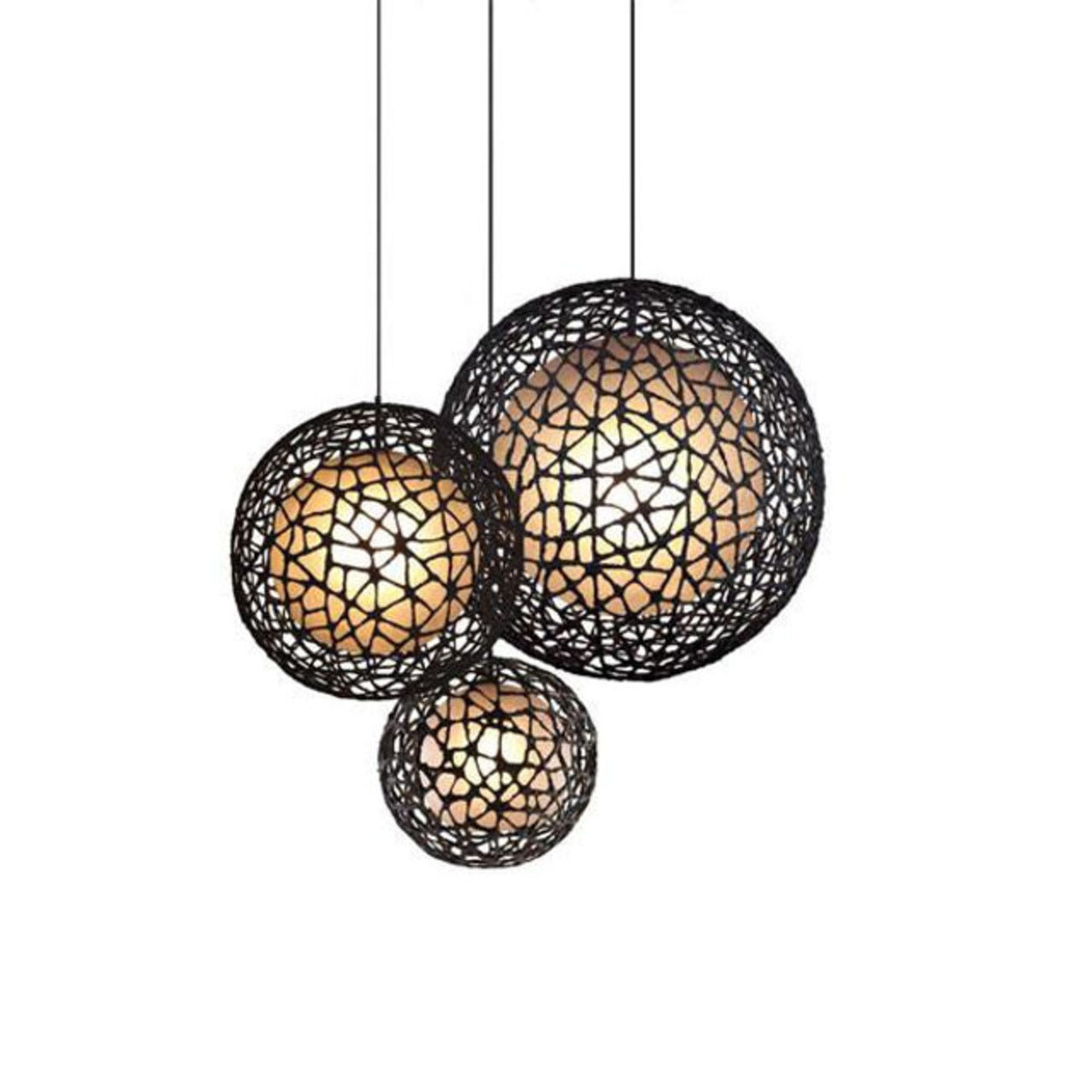 C U C Me Round Hanging Lamp | Kenneth Cobonpue