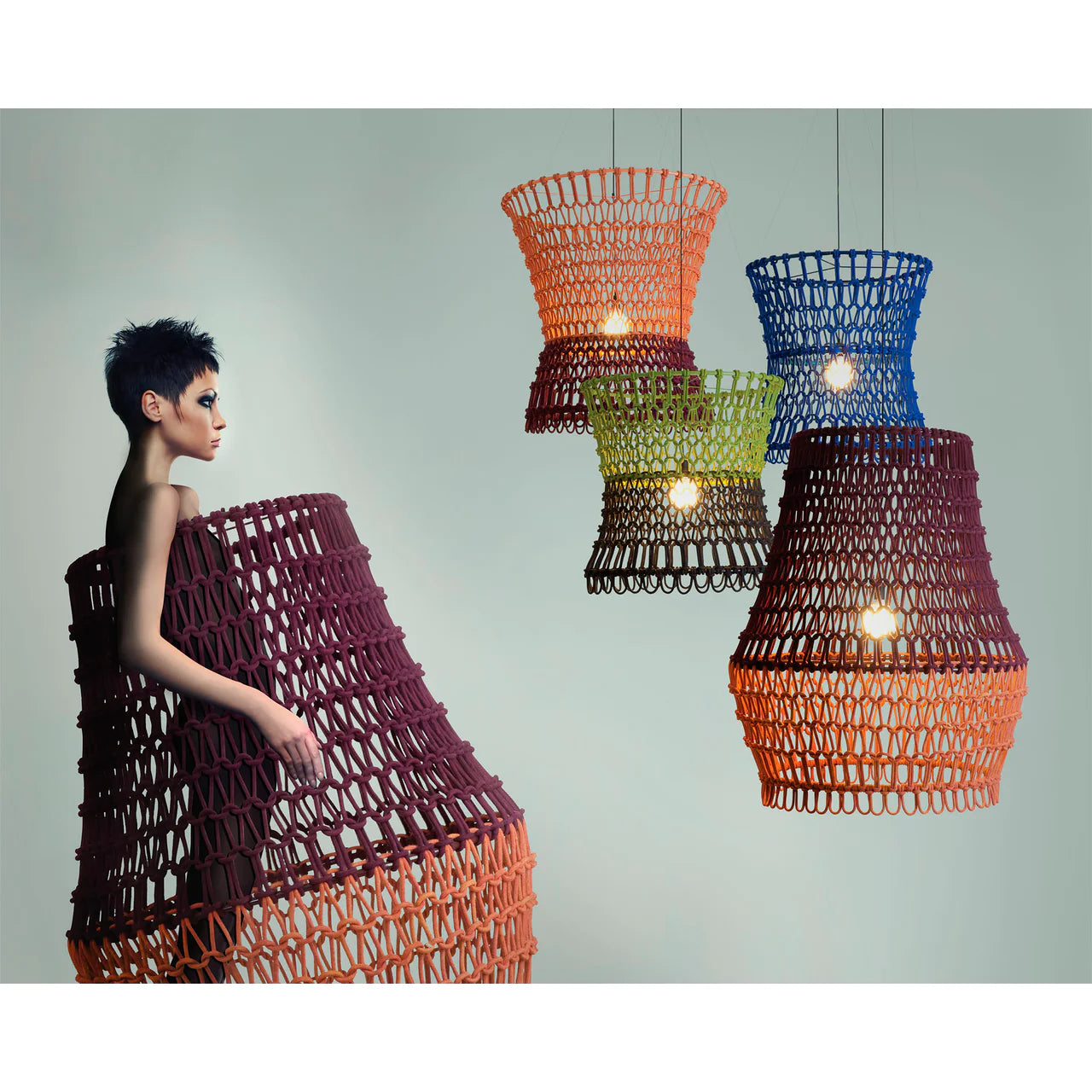 Carousel Small Hanging Lamp | Kenneth Cobonpue