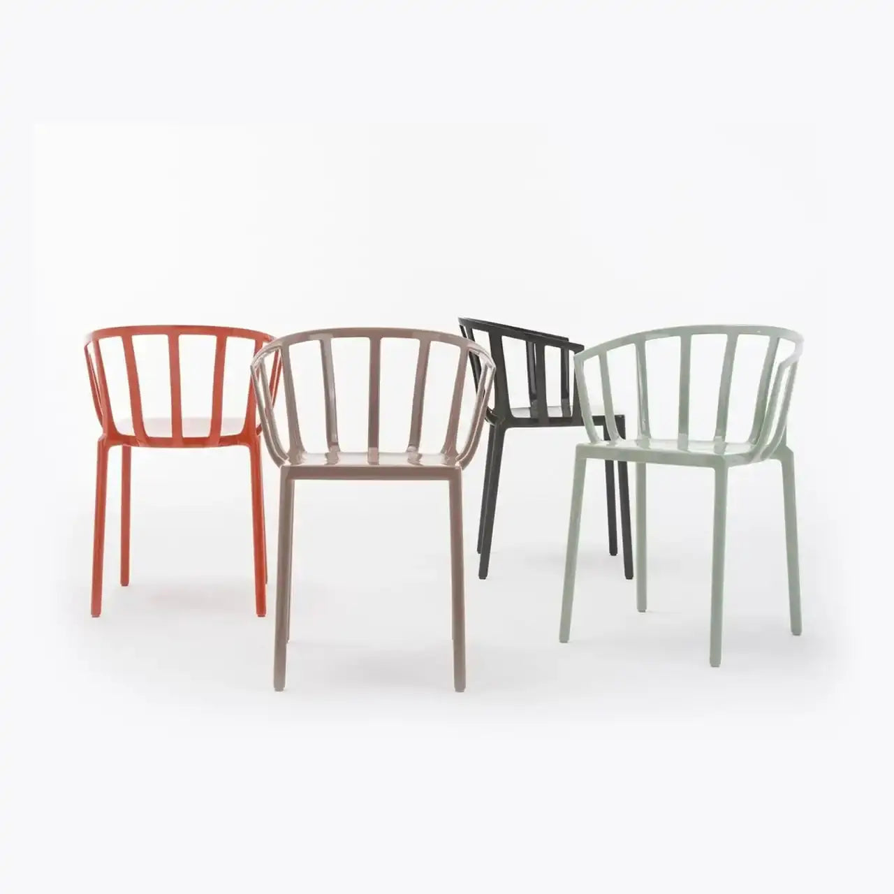 Venice Mat Stackable Chair | Set of 2 | Kartell