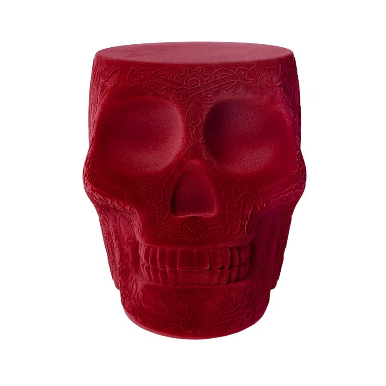 Mexico Stool and Side Table Velvet Finish | Designed by Studio Job | Qeeboo