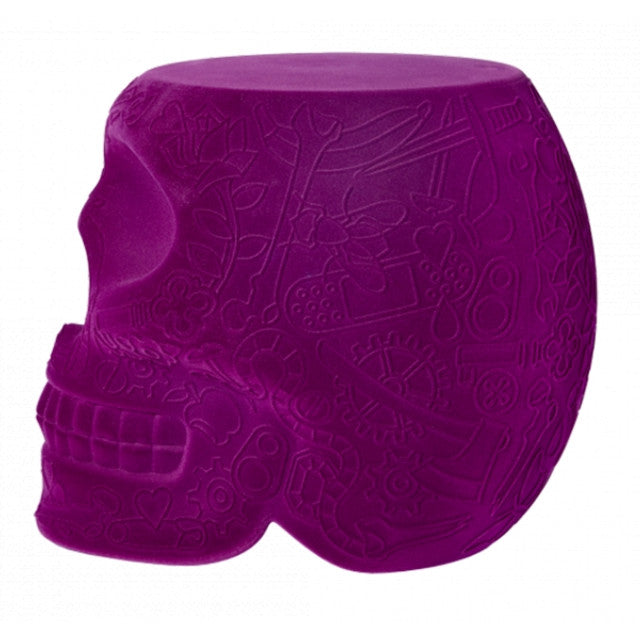 Mexico Stool and Side Table Velvet Finish | Designed by Studio Job | Qeeboo