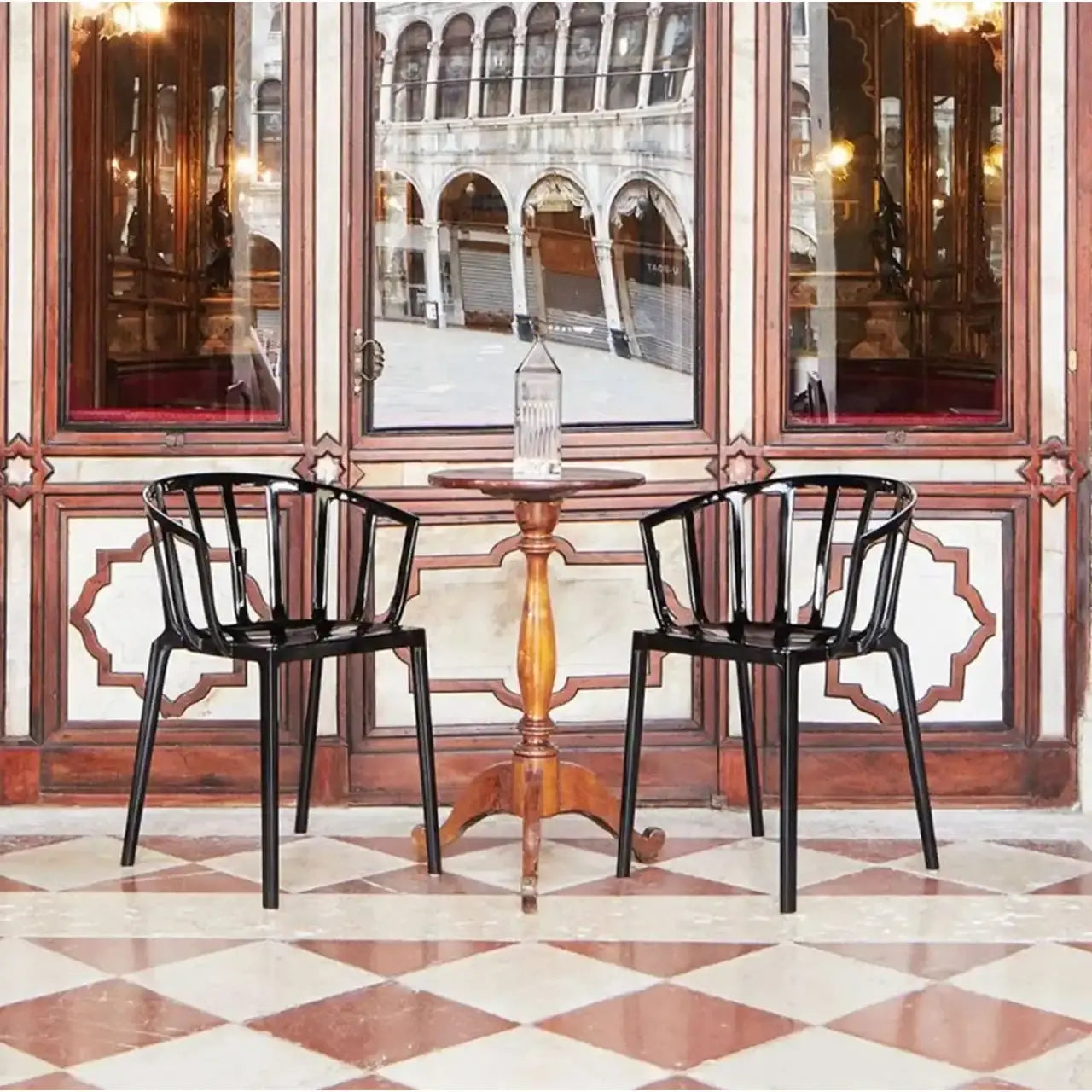 Venice Mat Stackable Chair | Set of 2 | Kartell