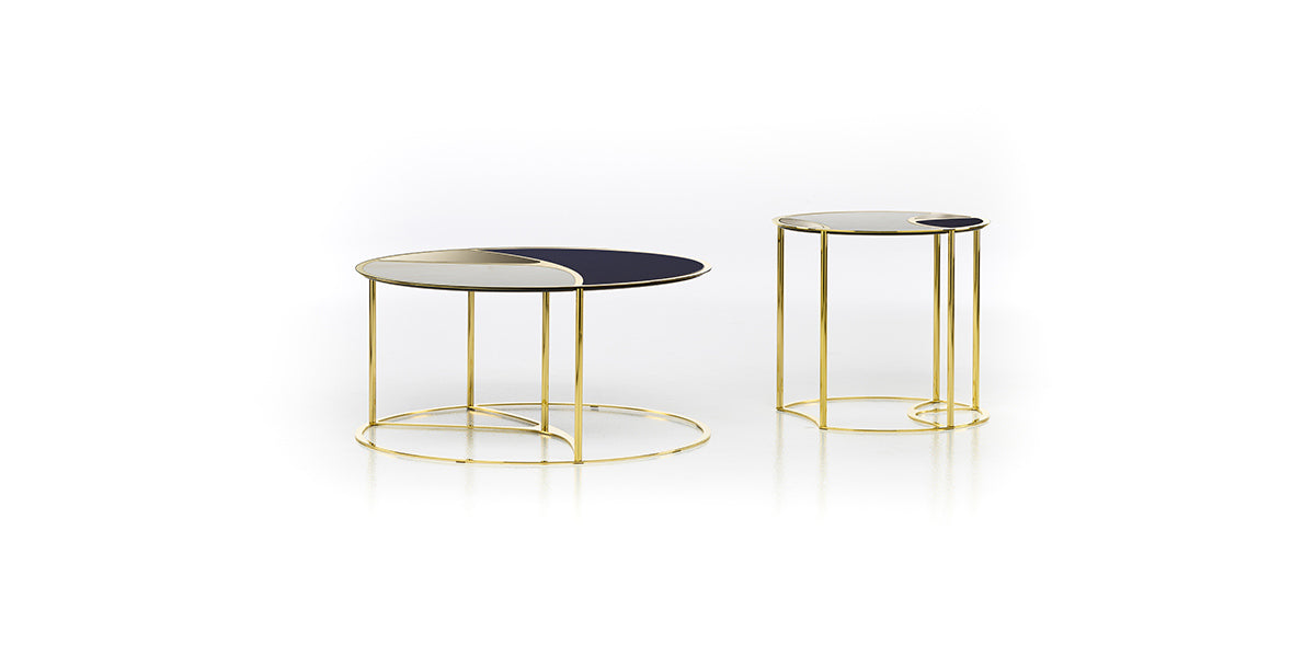Nilo Round Coffee Table | Luxury Living | Black Tie