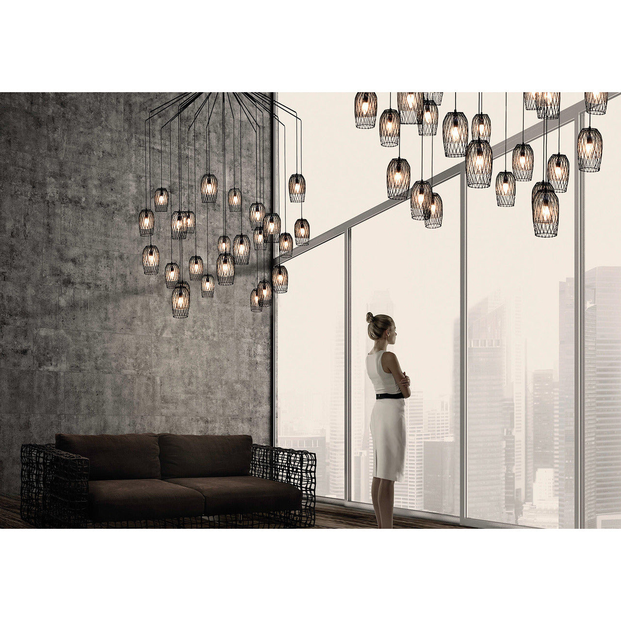 Constellation Hanging Lamp 24 | Kenneth Cobonpue