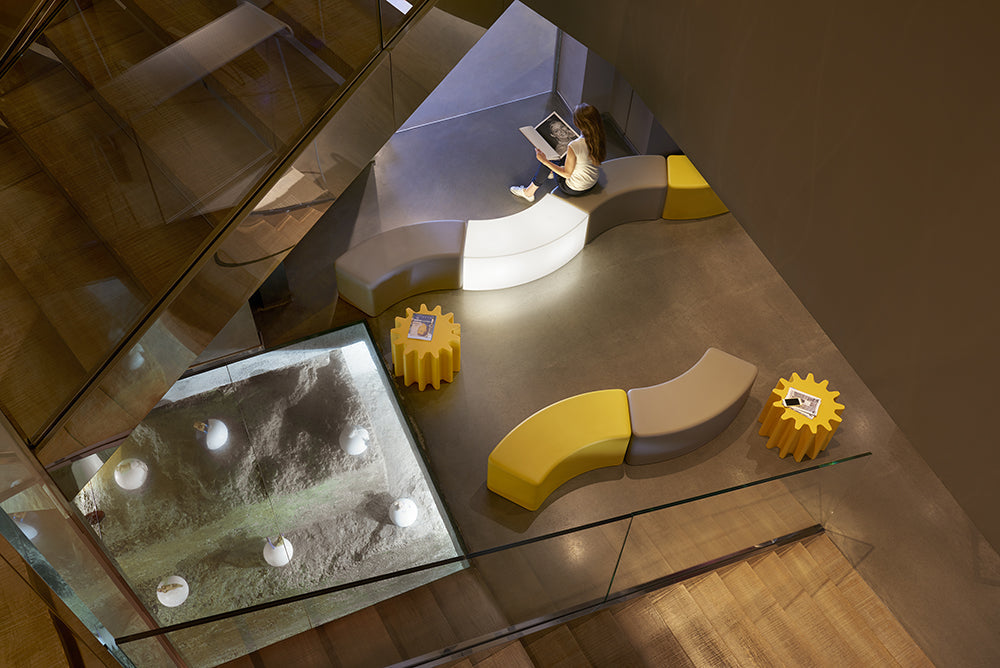 Gear Coffee Table | Illuminated Furniture | Designed by Anastasia Ivanyuk | Slide Design