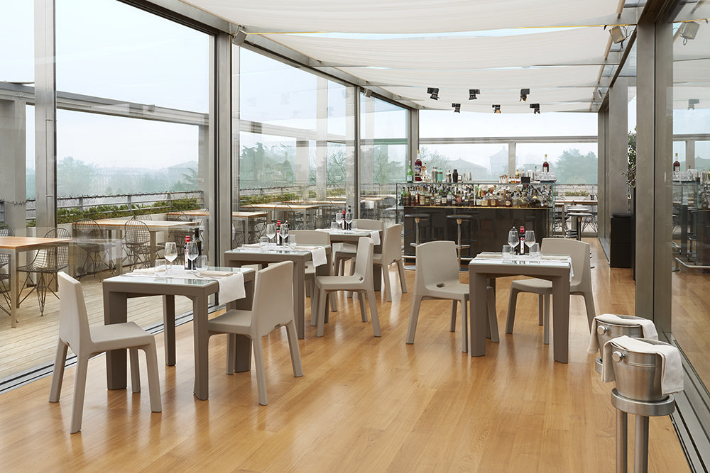 Q4 Stackable Dining Chair | Designed by Jorge Najera | Set of 2 | Slide Design