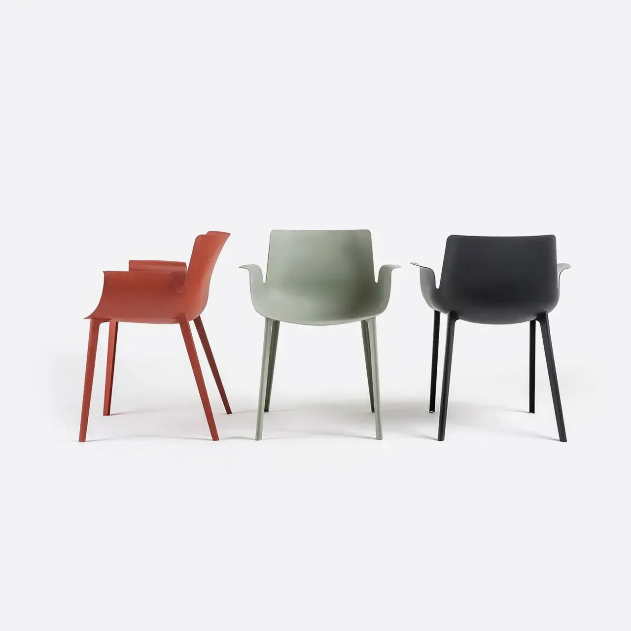 Piuma Dining Chair with Armrests | Designed by Piero Lissoni | Kartell