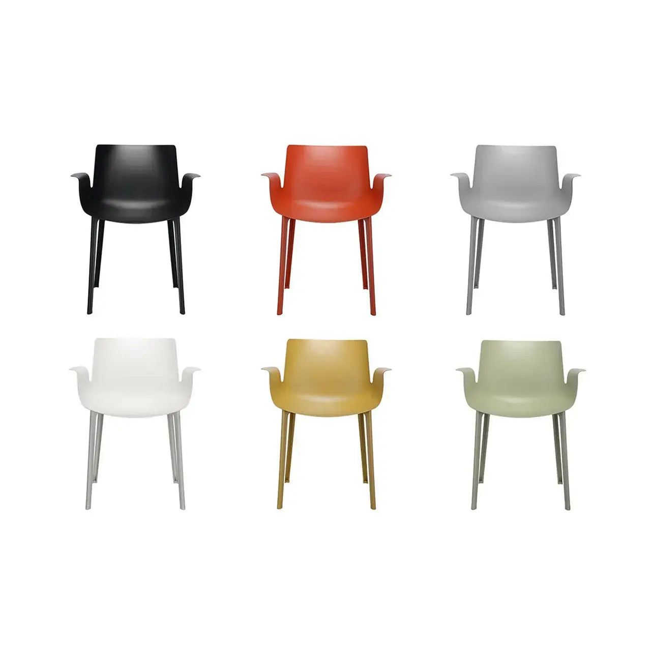 Piuma Dining Chair with Armrests | Designed by Piero Lissoni | Kartell