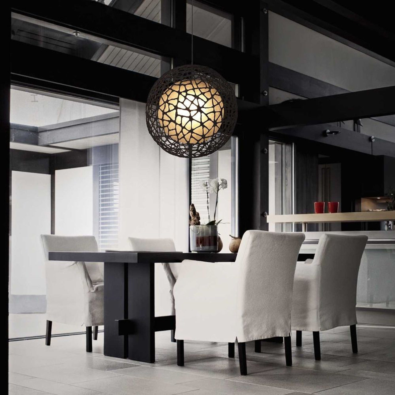 C U C Me Round Hanging Lamp | Kenneth Cobonpue