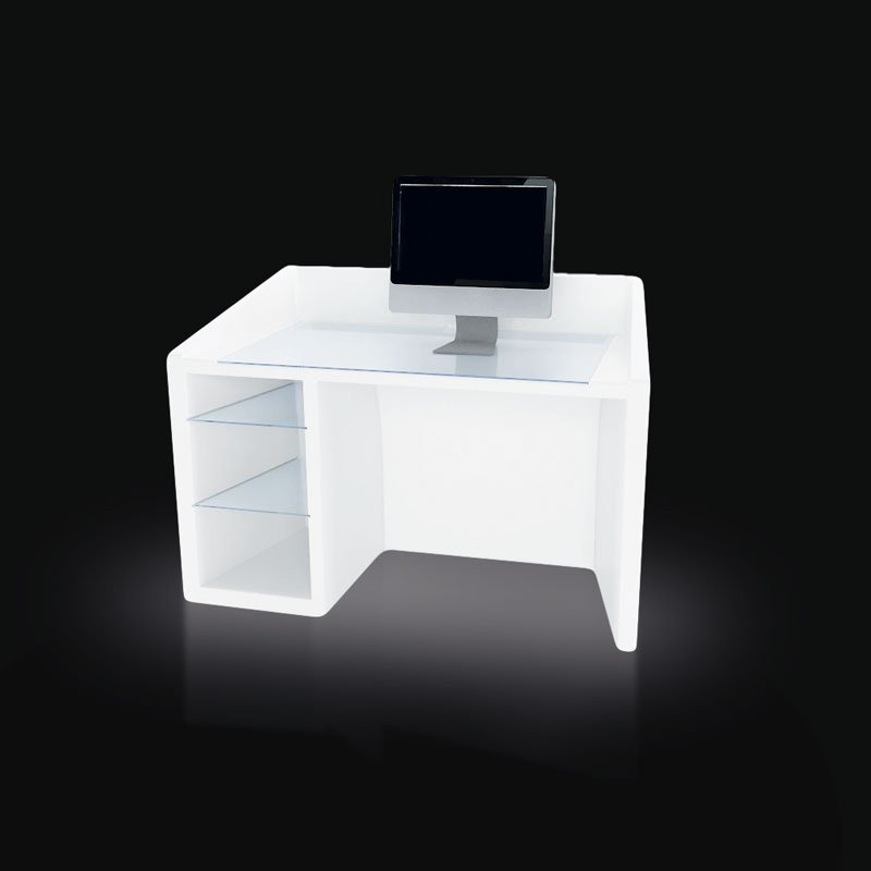 Kanal Illuminated Desk by Bruno Houssin | Slide Design