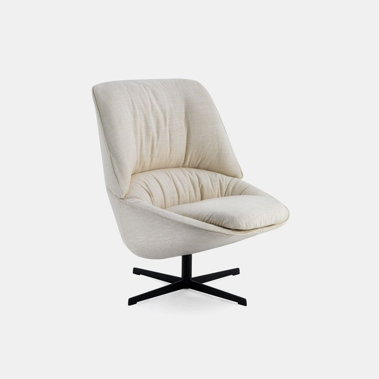Ladle Swivel Armchair Low Back | Designed by Luca Nichetto | Arflex