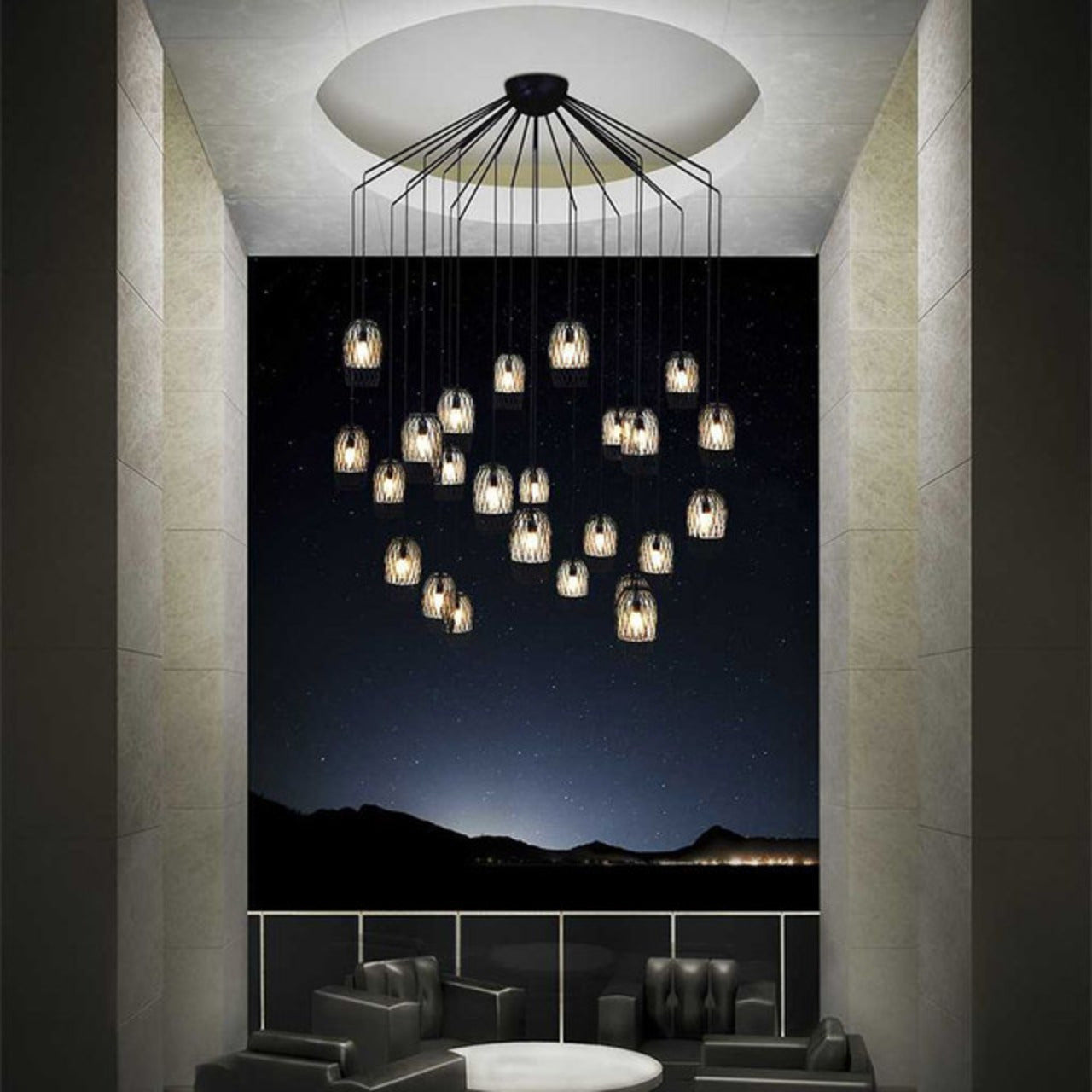 Constellation Hanging Lamp 24 | Kenneth Cobonpue