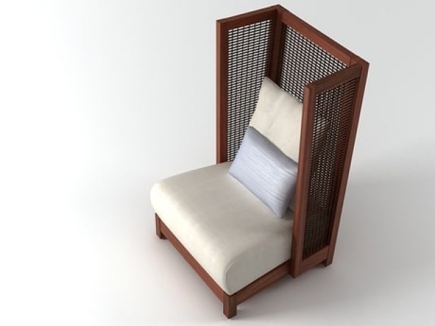 Suzy Wong Easy Armchair High Back | Kenneth Cobonpue