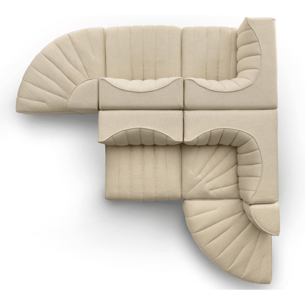 Modern Modular Fabric Sofa System