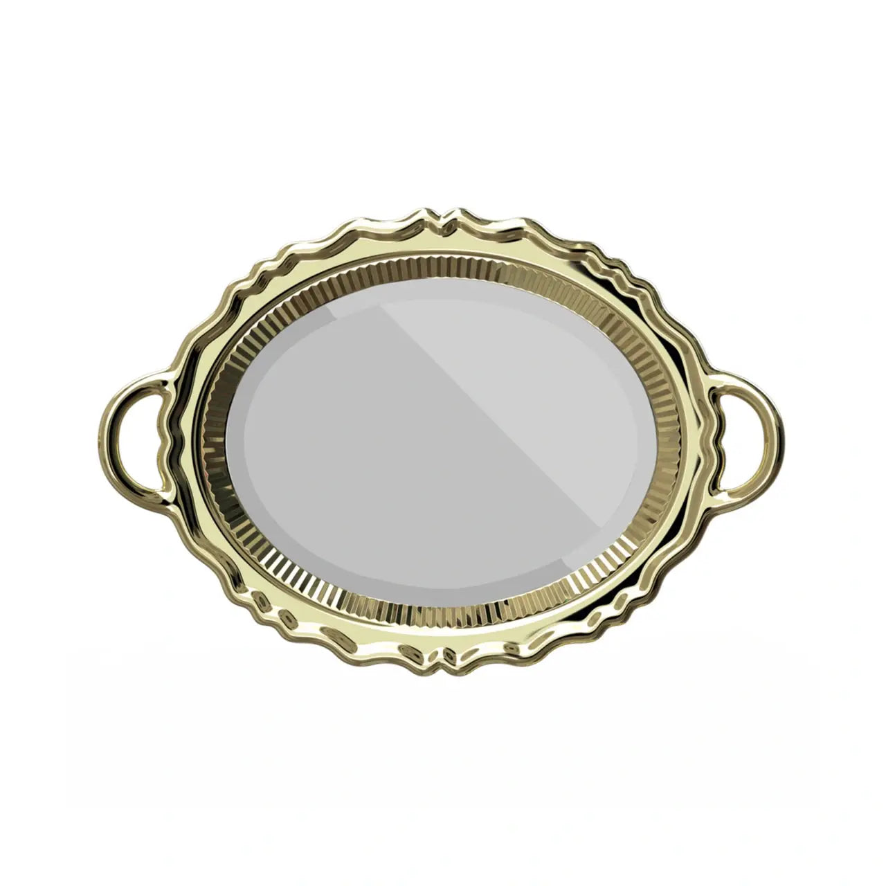 Plateau Miroir Mirror Metal Finish | Indoor | Qeeboo
