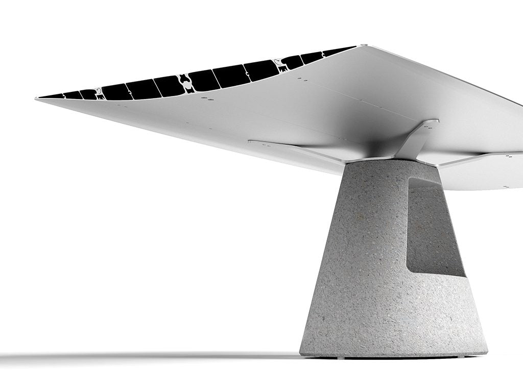 Table B Rectangular Cement Dining Table | Design Furniture | BD Barcelona