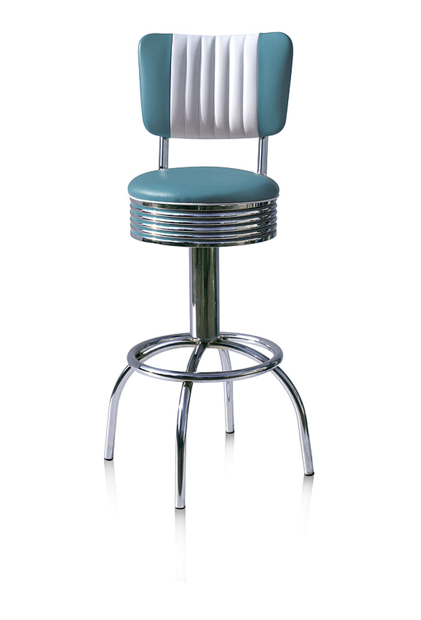 BS-30-77CB Stool | Bel Air Retro Fifties Furniture