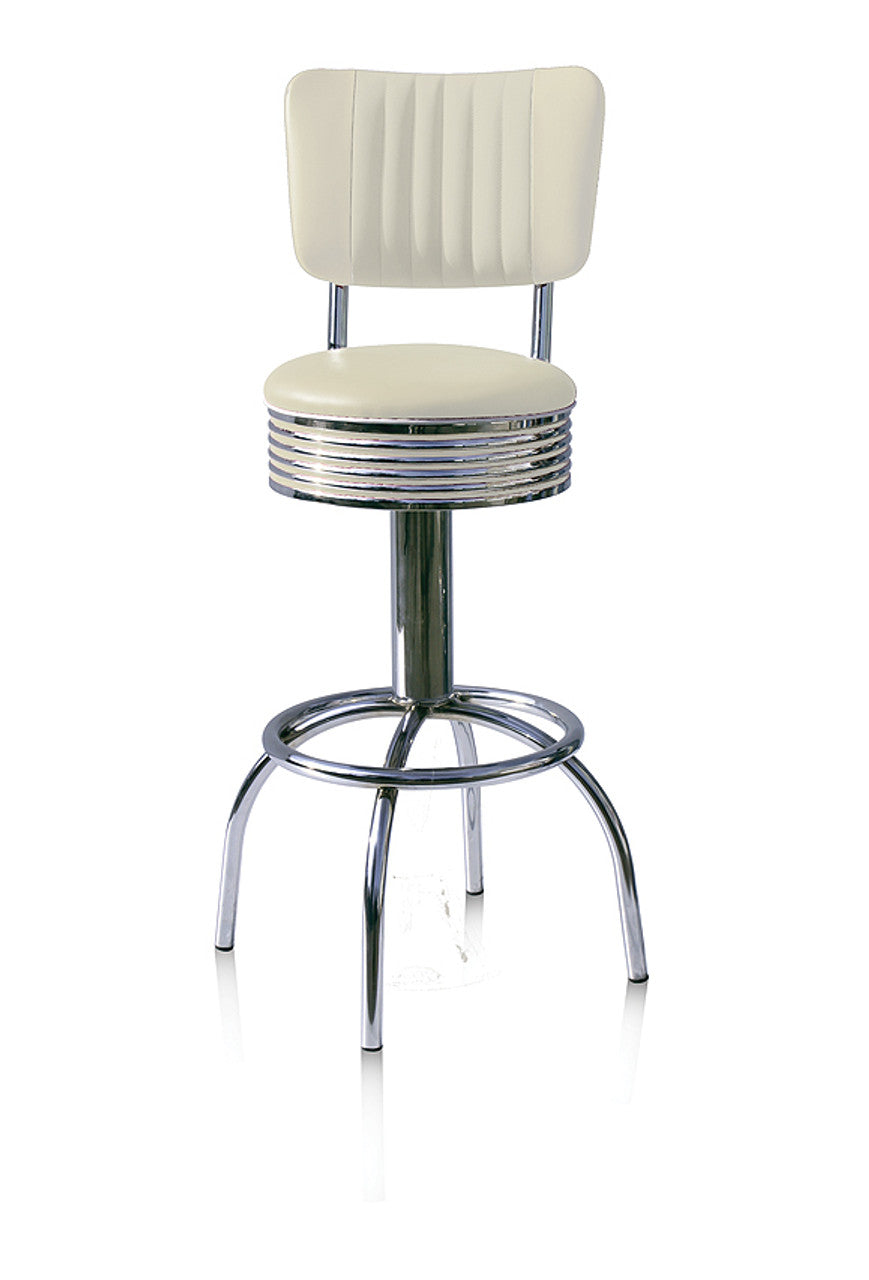 BS-30-77CB Stool | Bel Air Retro Fifties Furniture