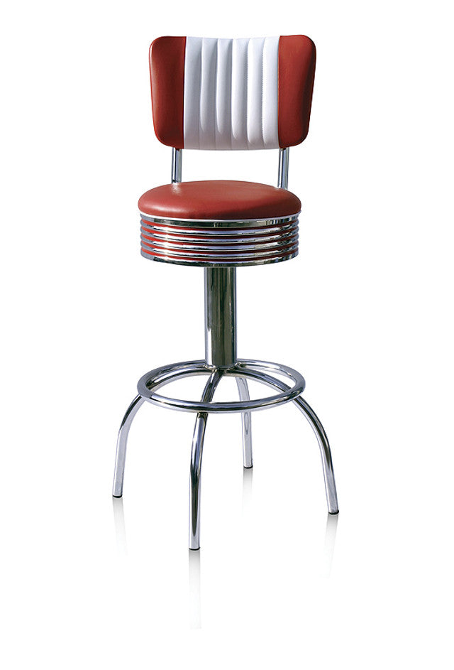 BS-30-77CB Stool | Bel Air Retro Fifties Furniture