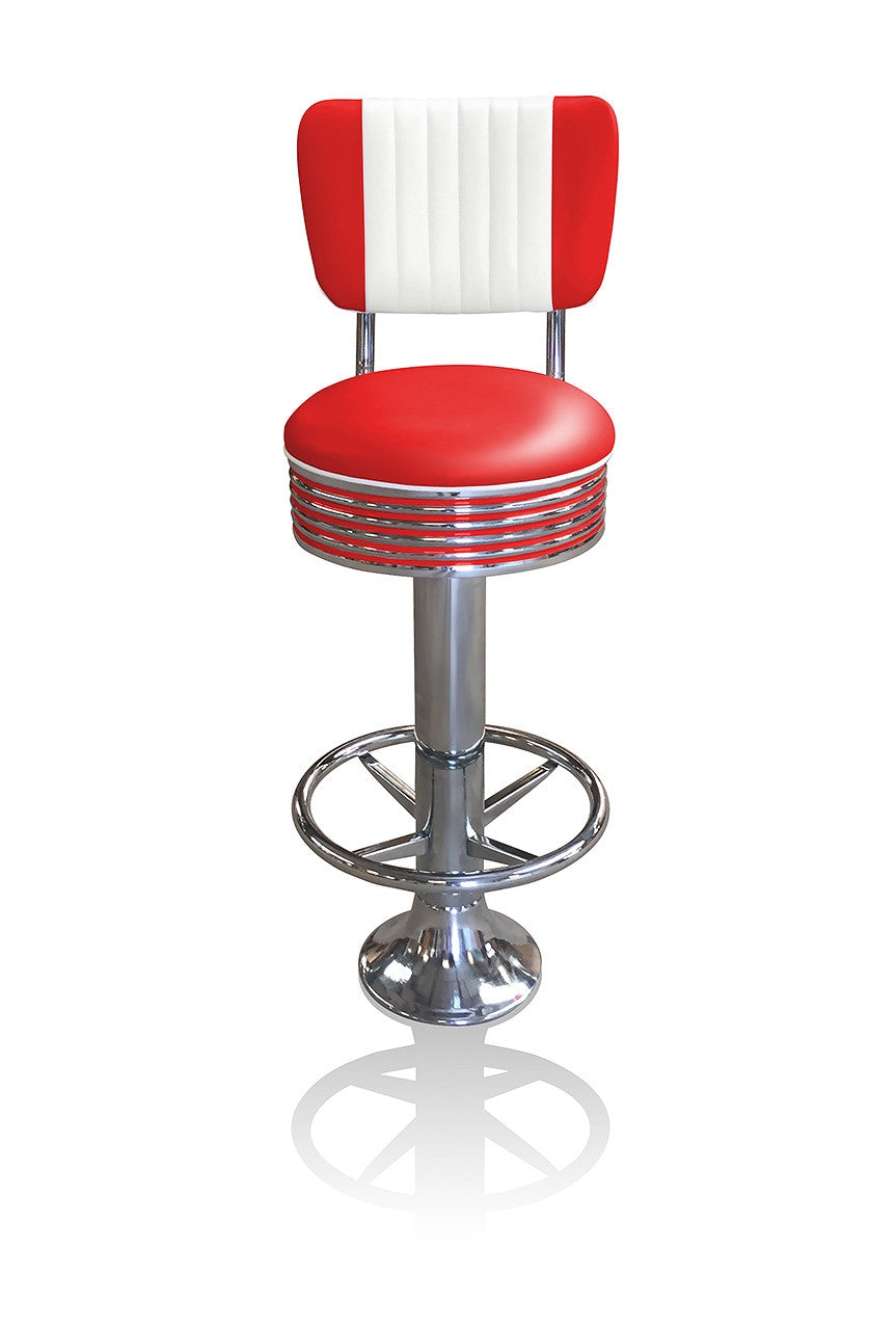 BS-27CB Stool | Bel Air Retro Fifties Furniture