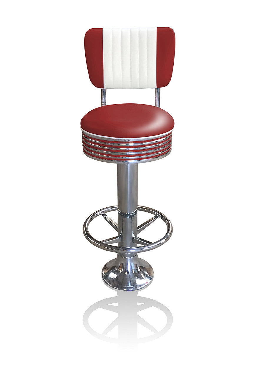 BS-27CB Stool | Bel Air Retro Fifties Furniture