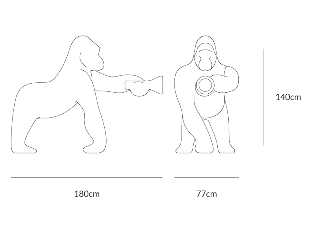 KONG Floor Lamp | Designed by Stefano Giovannoni | Qeeboo