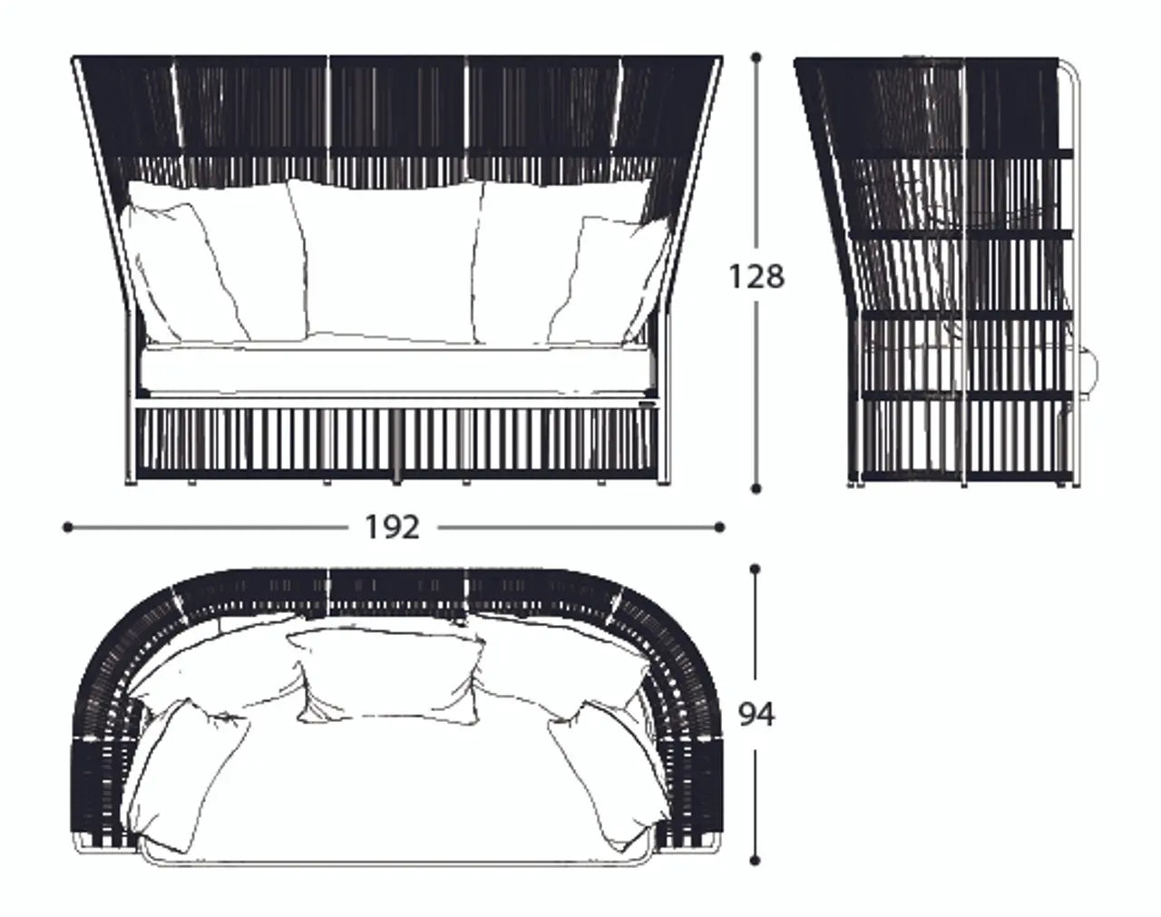 Tibidabo High Back Sofa | Designed by Calvi Brambilla | Varaschin