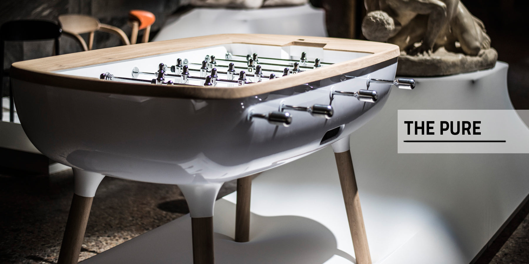 Pure Foosball Table | Designed by Alain Gilles | Babyfoot Toulet