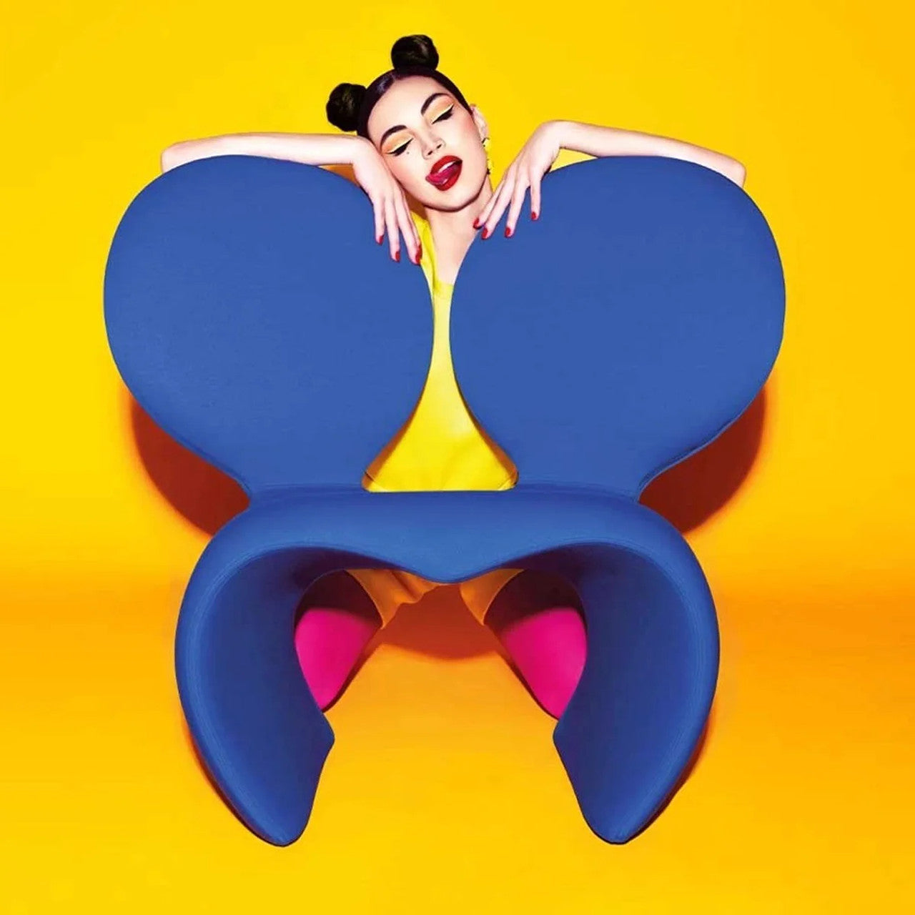 Don't F**k With The Mouse Armchair Fabric | Designed by Ron Arad | Qeeboo
