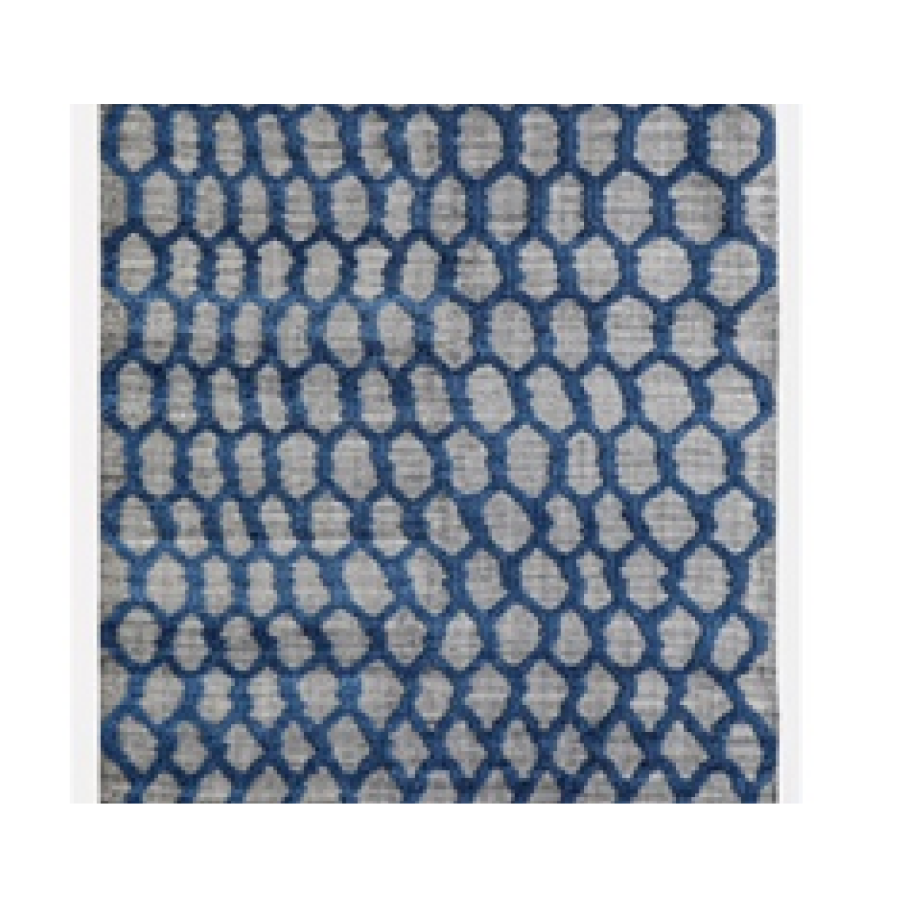 Rete Rug Grey Silver Ink Blue by Paola Navone | Ethimo