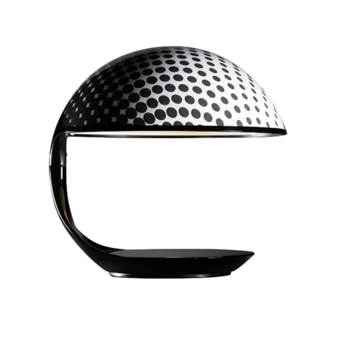 Cobra Texture Swivel Table Lamp Brian Sironi Martinelli Luce