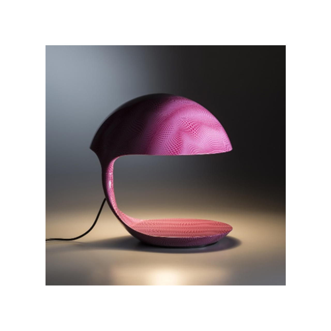 Cobra Texture Swivel Table Lamp Karim Rashid Martinelli Luce