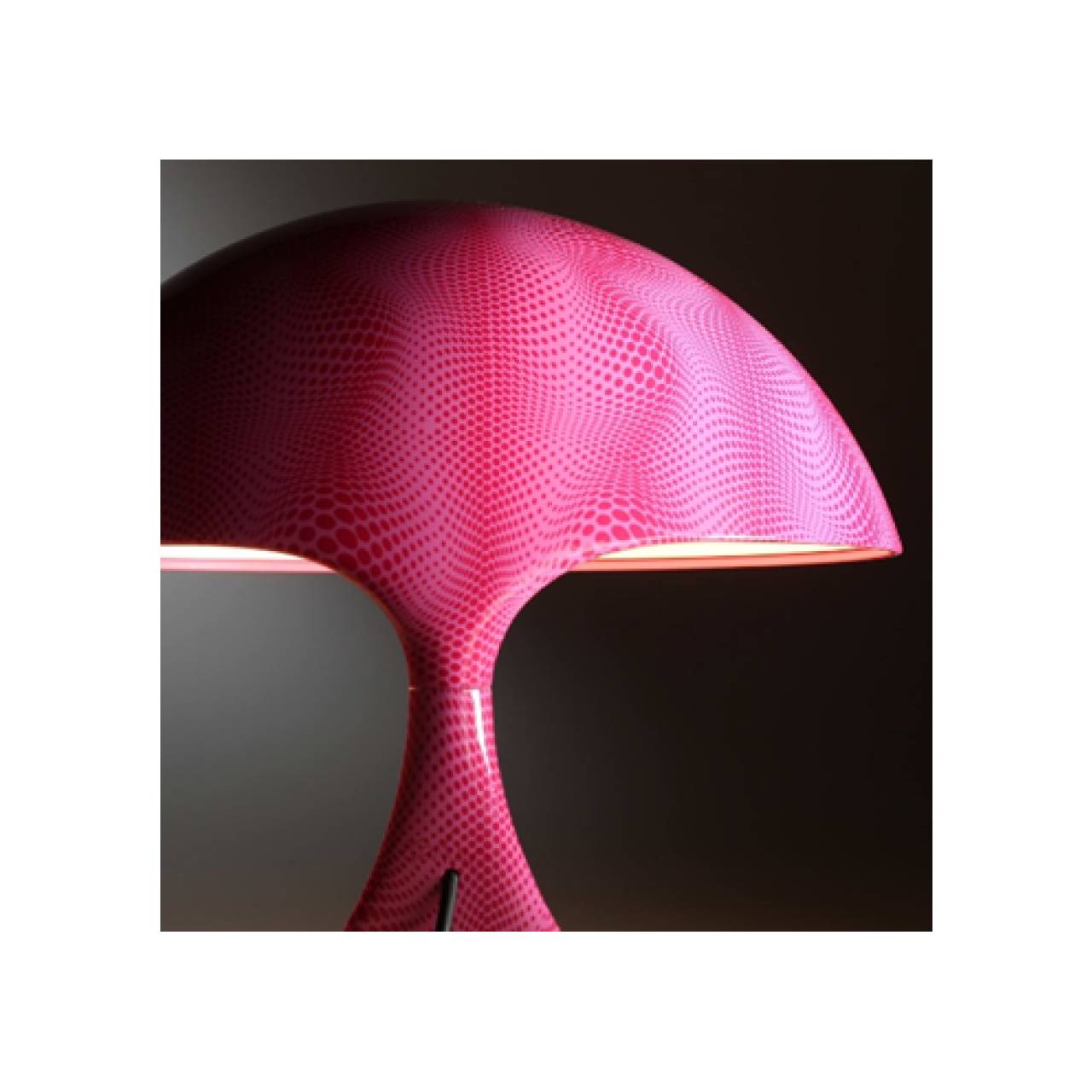 Cobra Texture Swivel Table Lamp Karim Rashid Martinelli Luce