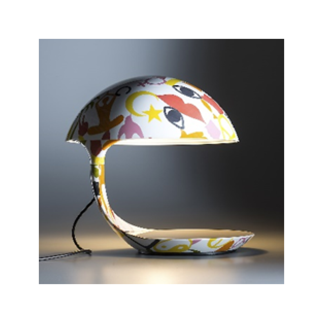 Cobra Texture Table Lamp Massimo Farinatti Martinelli Luce