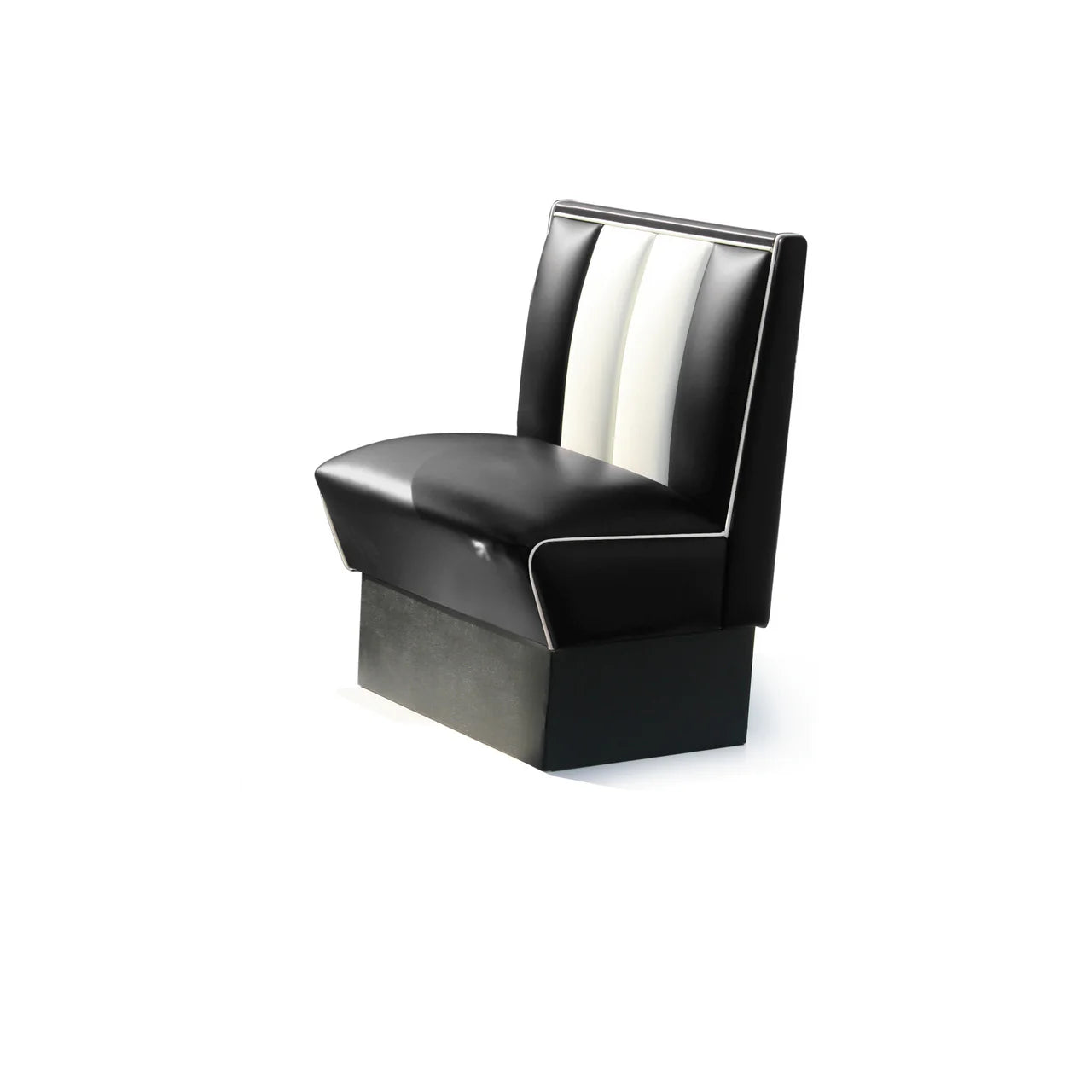 HW-70 Single Booth | Bel Air Retro Fifties Furniture