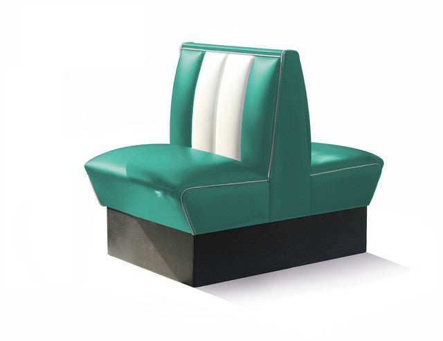 HW-70DB Double Booth | Bel Air Retro Fifties Furniture