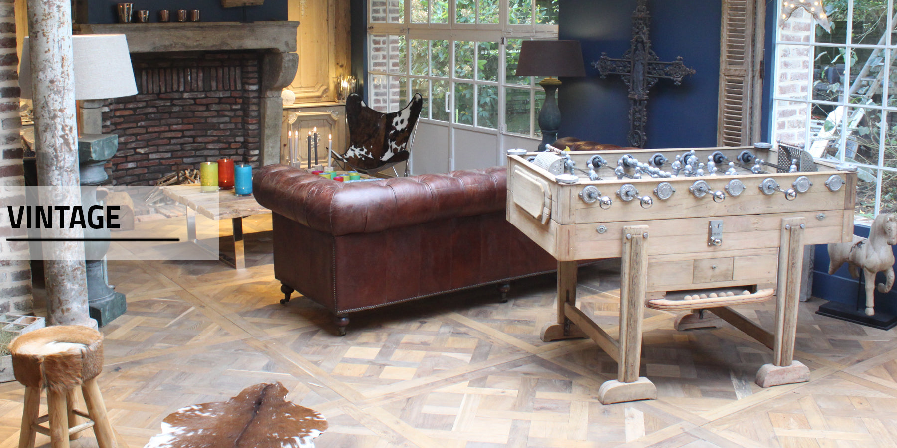 The Vintage Luxury Foosball Table | Babyfoot Toulet