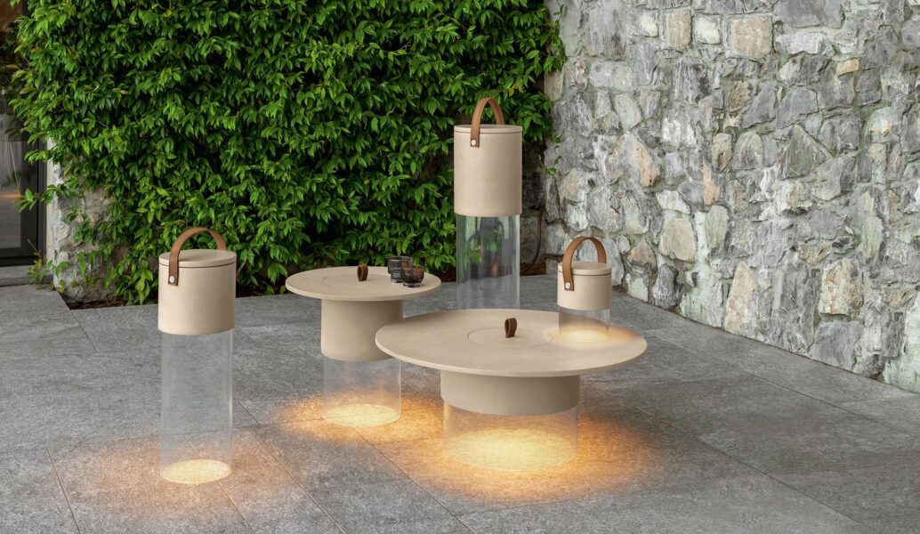 Kuka Coffee Table with Rechargeable Light | Talenti Outdoor Living
