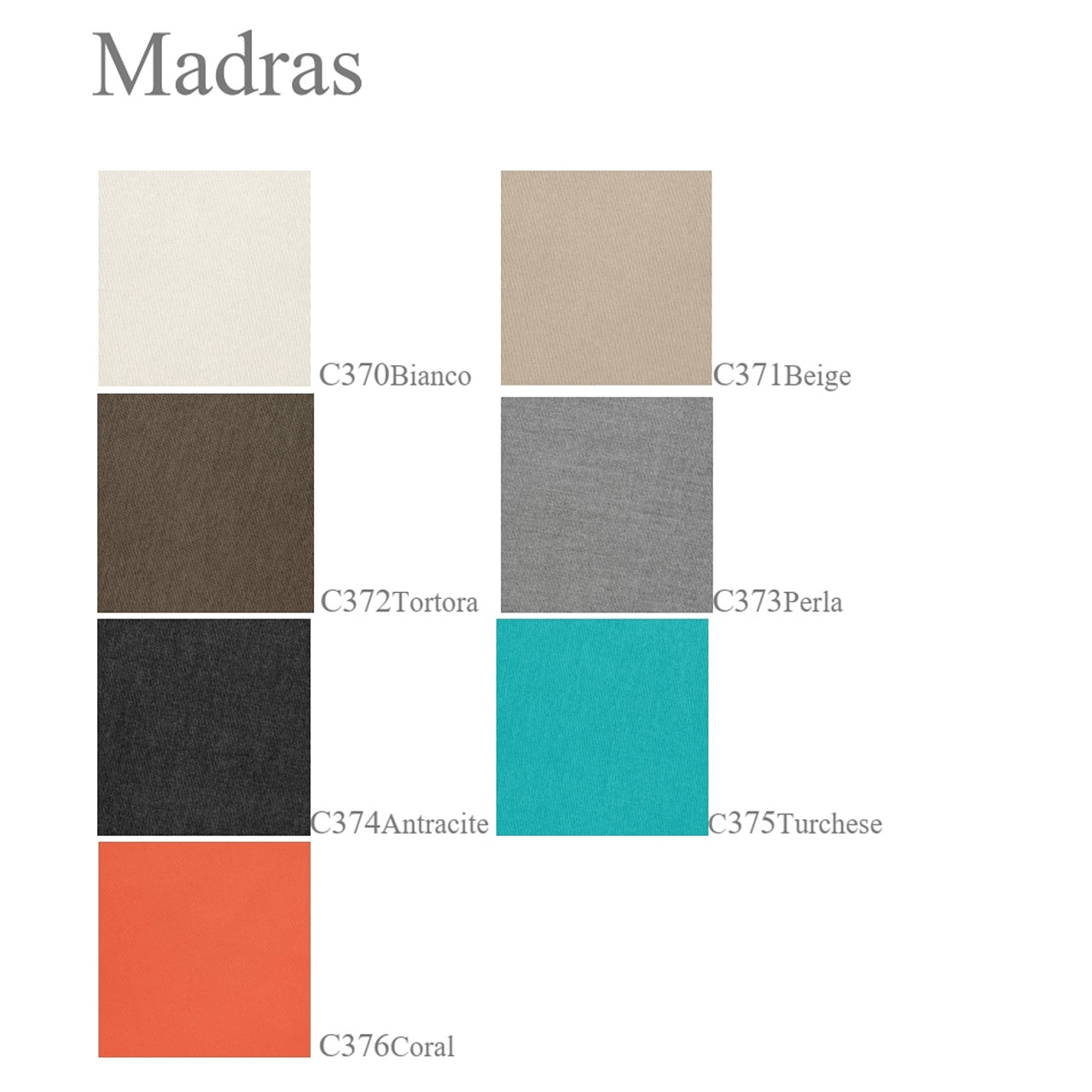 Fabric Madras Colors